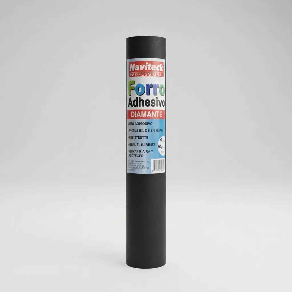 FORRO ADHESIVO COLOR NEGRO 45 CMS. X 2.00 MTS.